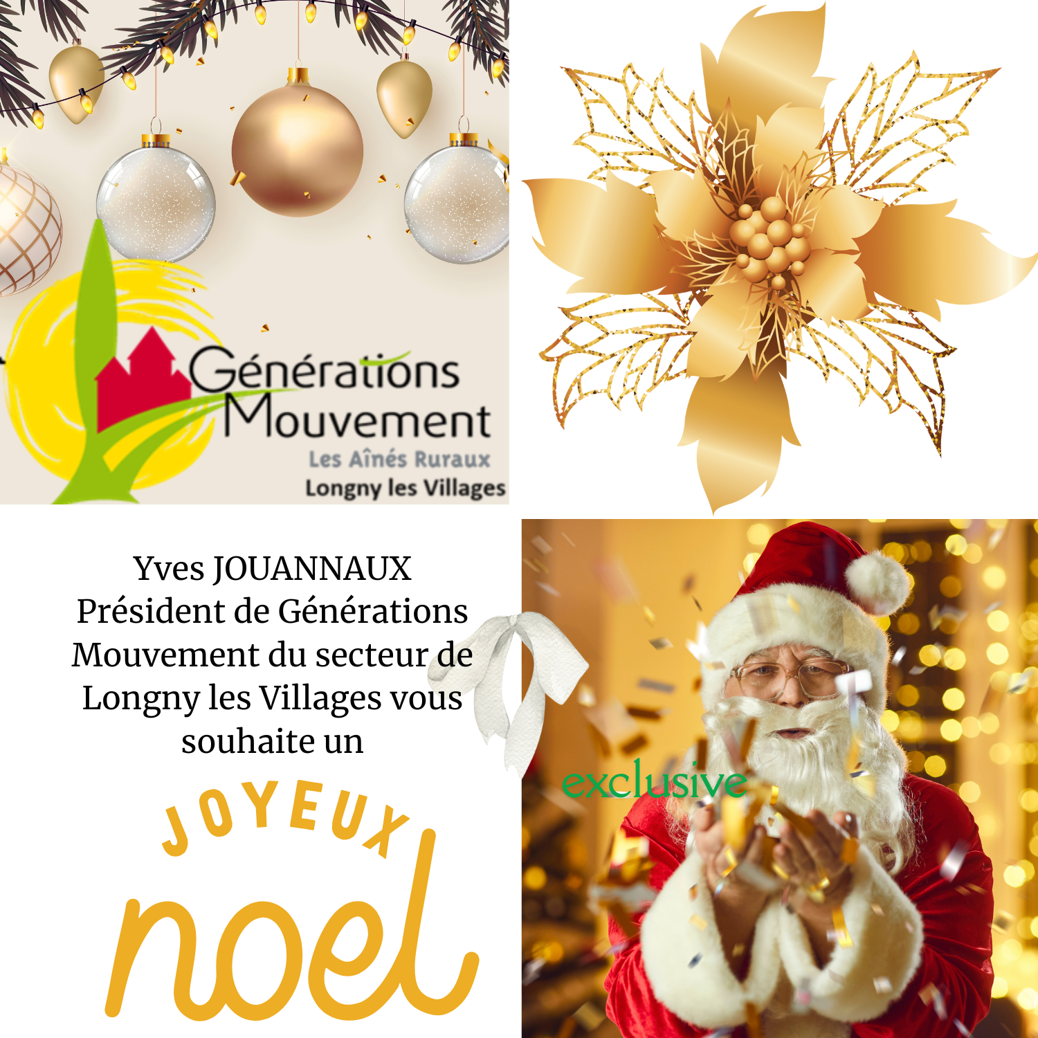 Carte joyeux noel